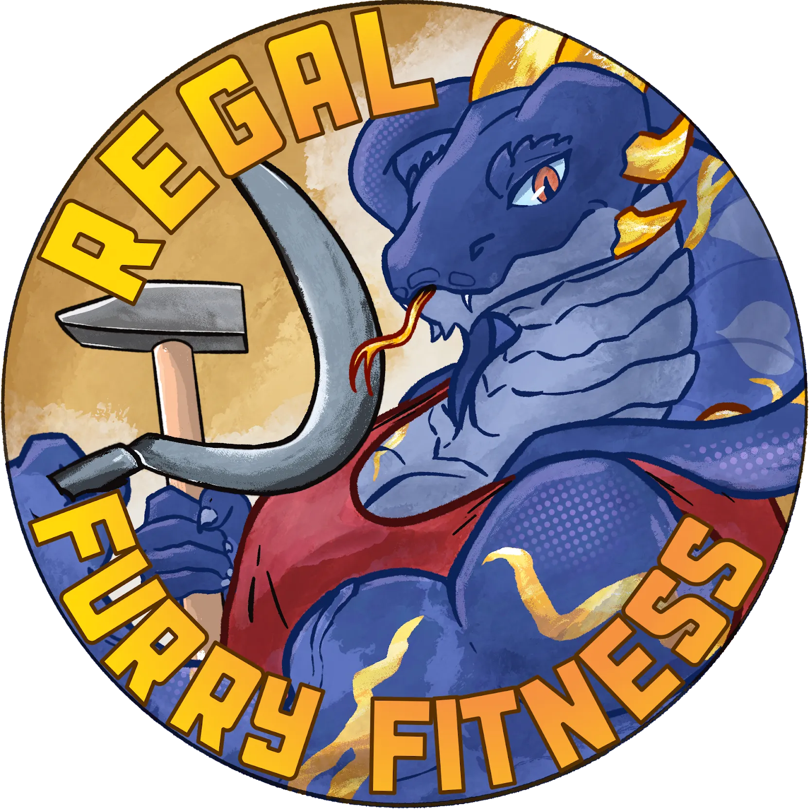 Regal Furry Fitness badge
