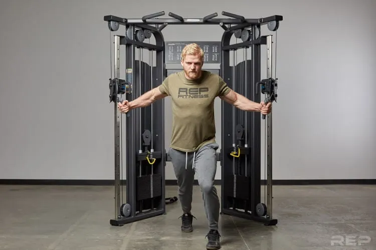 A dual-cable machine stock photo