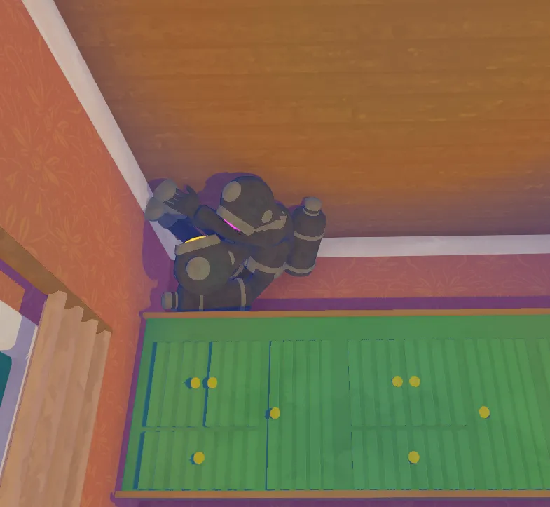 Content warning guys smashed together in a corner