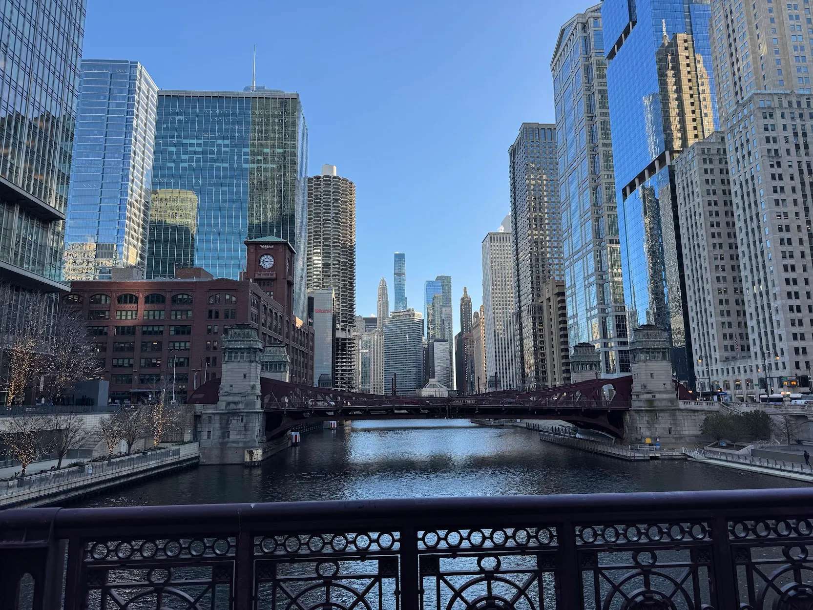 Chicago River from Wells St Bridge